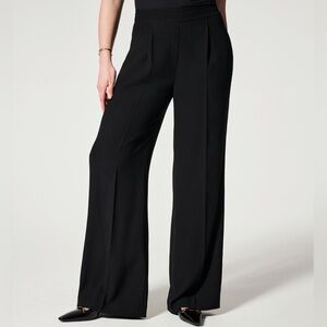 Spanx Carefree Crepe Pleated Trouser